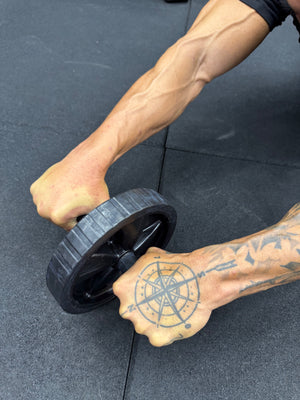 Roda de Exercícios Abdominal Azul