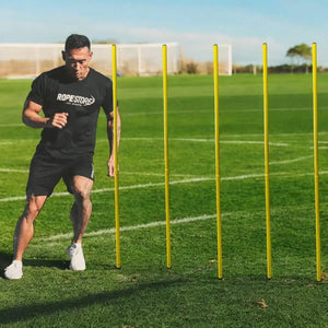 KIT 5 ESTACAS PARA TREINAMENTO DE AGILIDADE FUTEBOL E FUNCIONAL - Rope Store #