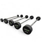 Kit Barra Montada Emborrachada 10,15,20,25,30 kg com Suporte - Rope Store #