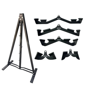 Kit Puxadores Anatômicos Multipegadas + Suporte De Chão - Rope Store #