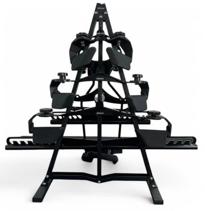 Kit Puxadores Anatômicos Reguláveis 8 Peças Preto + Suporte de Chão - Rope Store #