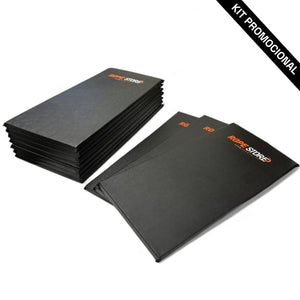 Kit com 10 Colchonetes  90 x 43 x 3 cm D60 Napa Preto - Rope Store #
