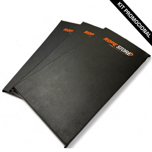 Kit com 3 Colchonetes  90 x 43 x 3 cm D60 Napa Preto - Rope Store #
