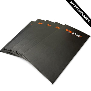 Kit com 5 Colchonetes 90 x 50 x 3 cm D60 Napa Preto - Rope Store #