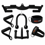 Kit 6 Puxadores para Musculação e Cross Over Rope Store