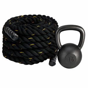 Kit HyTraining - Kettlebell 16Kg, Corda Training Pro 15m