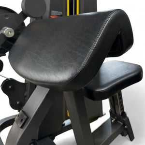 Máquina Biceps Triceps Carga 130 kg Linha Hard - Rope Store #