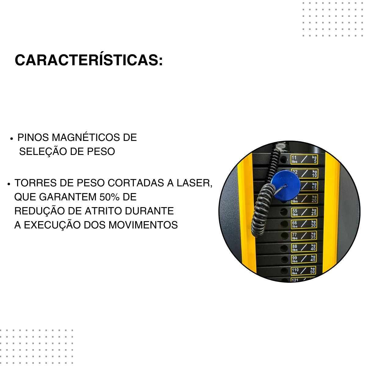 Máquina Desenvolvimento Ombro 130 kg Linha Hard - Rope Store #