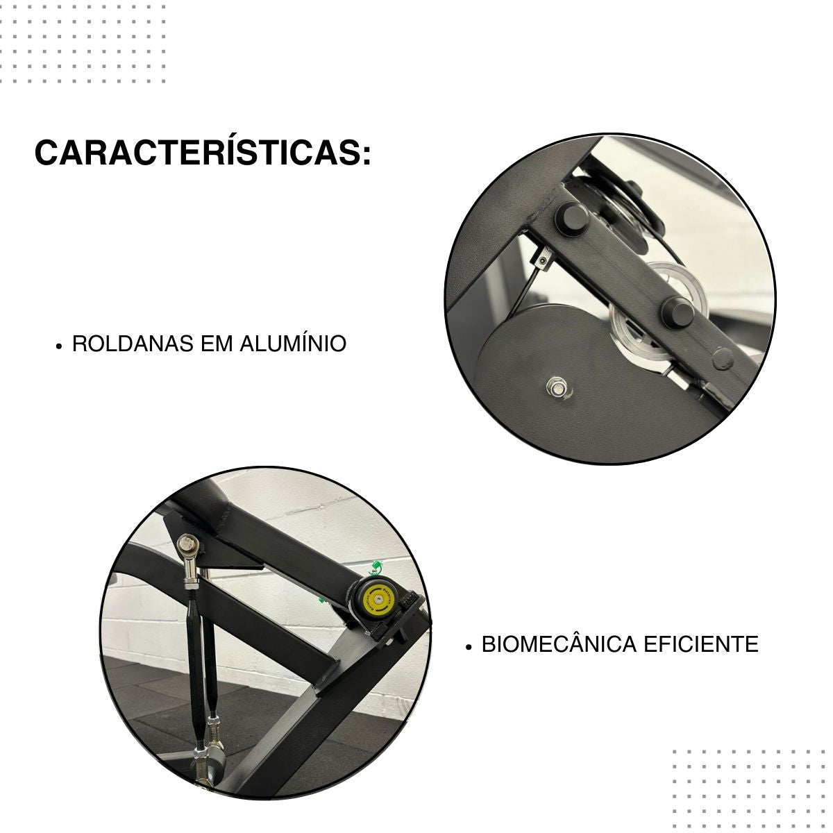Máquina Desenvolvimento Ombro 130 kg Linha Hard - Rope Store #