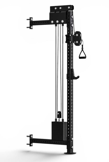 Polia de Parede Rope Store com Torre de Peso para Musculação