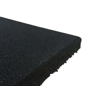 Piso Borracha 15mm 1m x 1m Preto Liso M² - Rope Store #