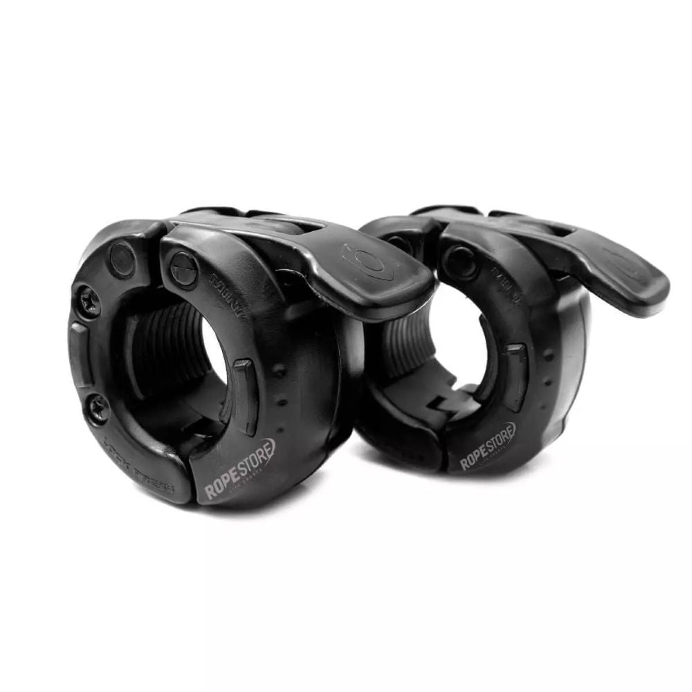 Presilha para Barra de Musculação Lock Press One 28 mm Preto - Rope Store #