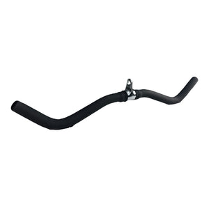 Puxador Curvo Duplo 70 cm Revestido Preto Maciço com Giro