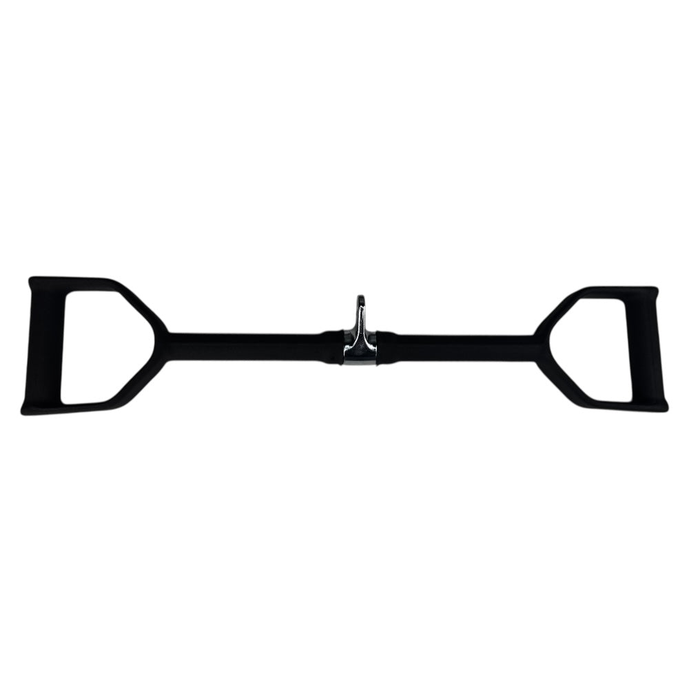 Puxador Remada Aberta 65 cm Revestido Maciço com Giro