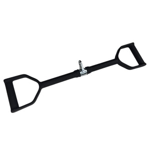 Puxador Remada Aberta 65 cm Revestido Maciço com Giro