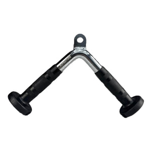 Puxador Triceps em V Metal com Pegada Emborrachada