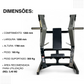 Supino Declinado Articulado Linha Hamer - Rope Store #