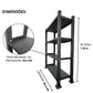 Suporte Organizador Multifuncional 4 Prateleiras - Rope Store #