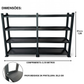 Suporte Organizador Multifuncional 8 Prateleiras - Rope Store #