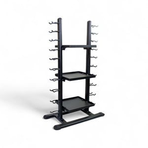 Suporte Torre para Halteres com Prateleira Multifuncional ESTOB21