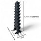 Suporte para Halteres Expositor Torre 10 Pares RS10