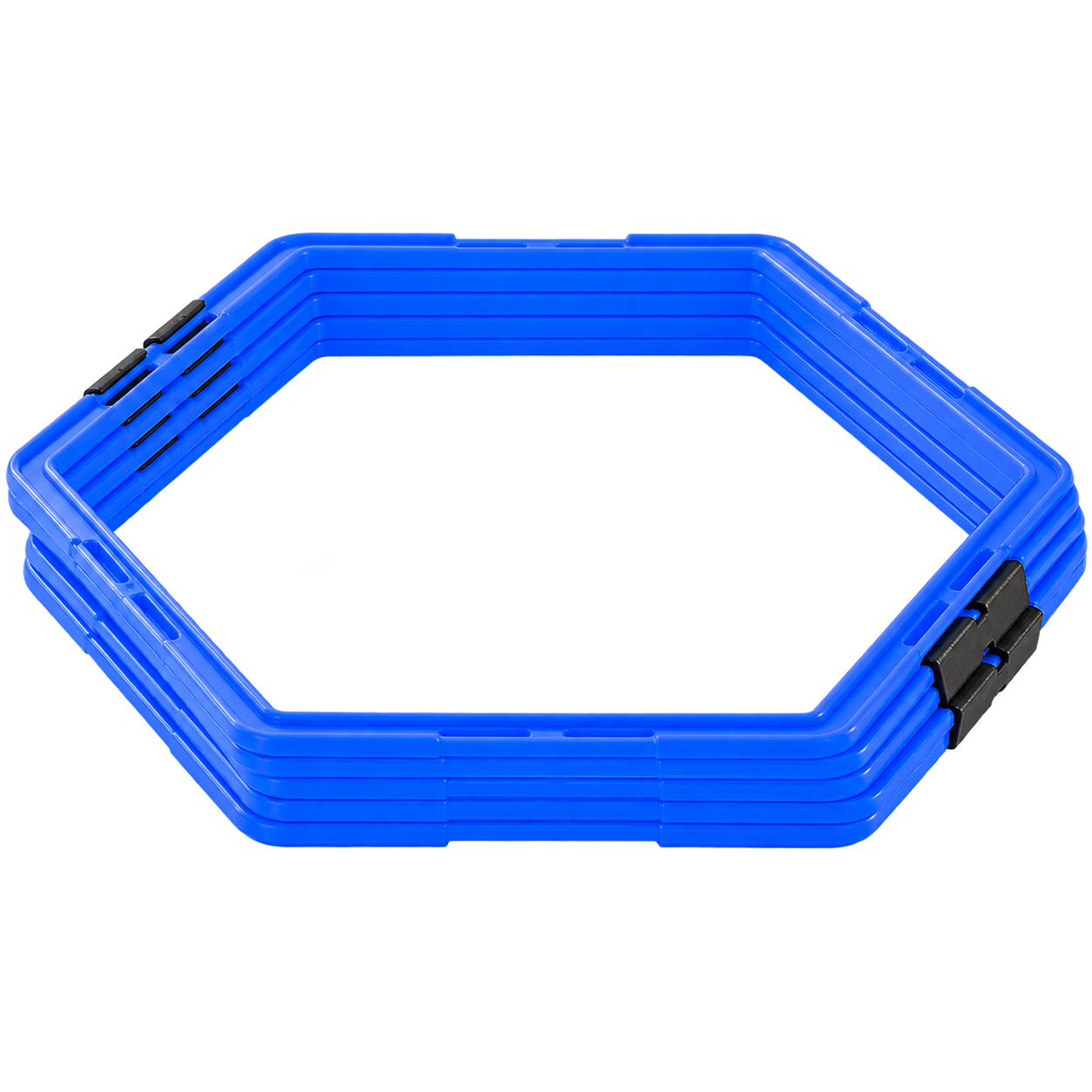 Argola de agilidade Grade Hexagonal 6 unidades Azul