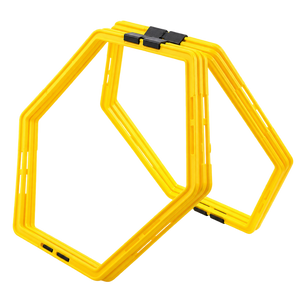 Argola Grade Hexagonal de Agilidade 6 Unidades Amarela