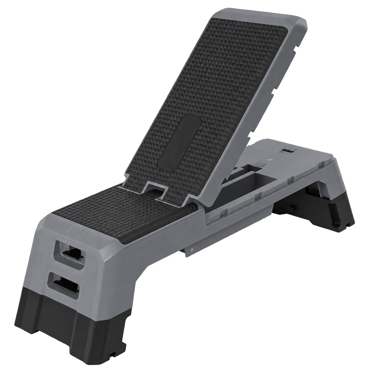 Banco Step Deck Plataforma de Exercicios Cinza