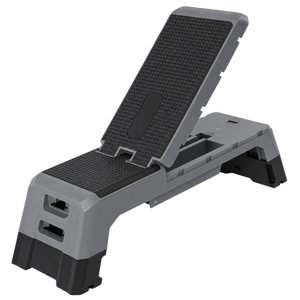Banco Step Deck Plataforma de Exercicios Cinza