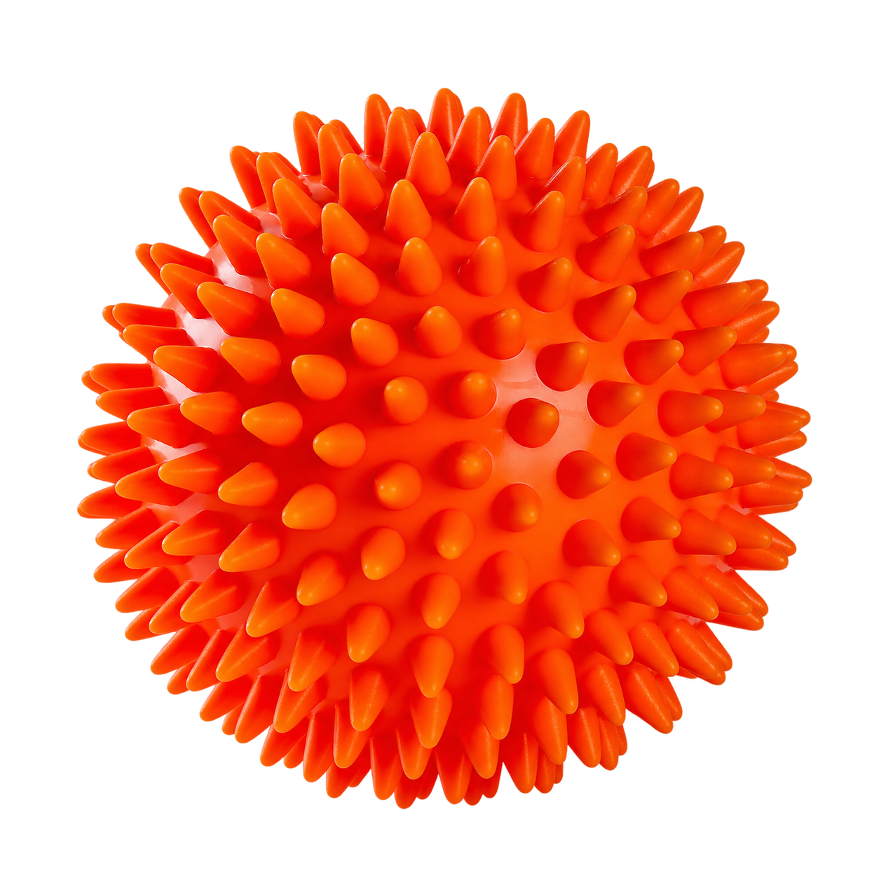 Bola de Massagem Cravos Texturizada 9,0cm Laranja