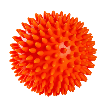 Bola de Massagem Cravos Texturizada 9,0cm Laranja