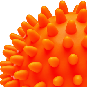 Bola de Massagem Cravos Texturizada 9,0cm Laranja