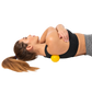 Bola de Massagem Cravos Texturizada 9,0cm Laranja