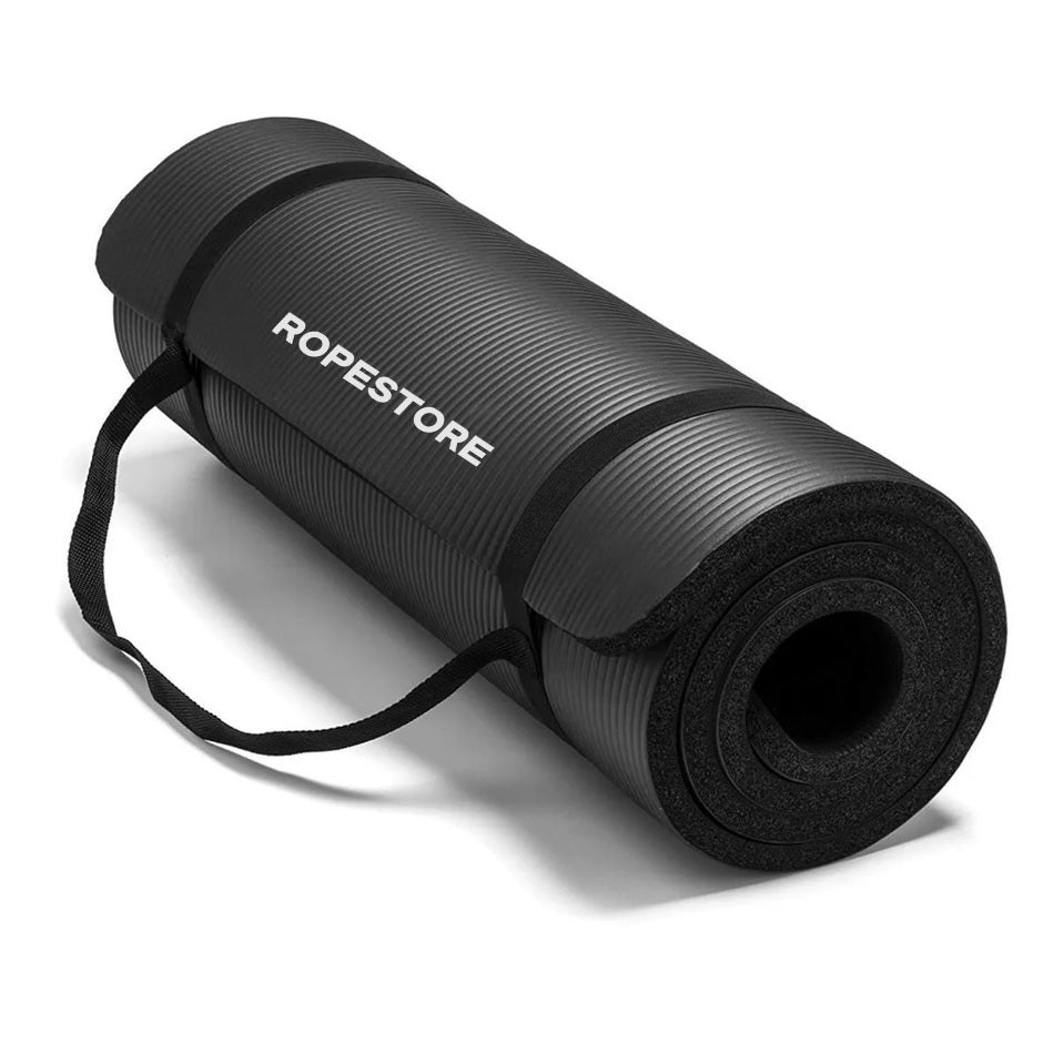 Tapete de Yoga Pilates 10 mm Preto