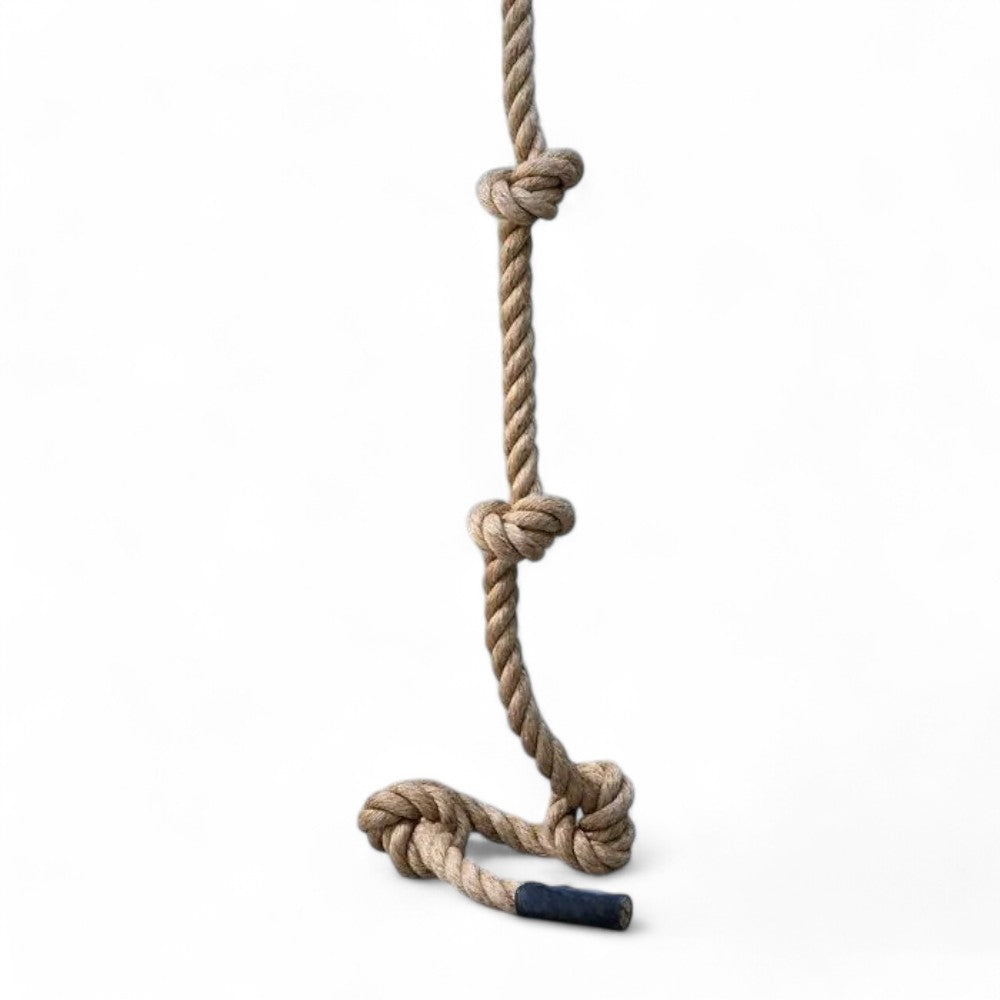 Corda 32mm Escalada Vertical Sisal com Nó - Rope Store #