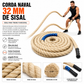Corda Naval 32mm Sisal Rope Training