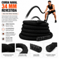 Corda Naval 34 mm Revestida Preto Rope Training