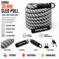 Corda para Sled Pull Training Pro para Fitness Race e Puxada de Trenó 38mm