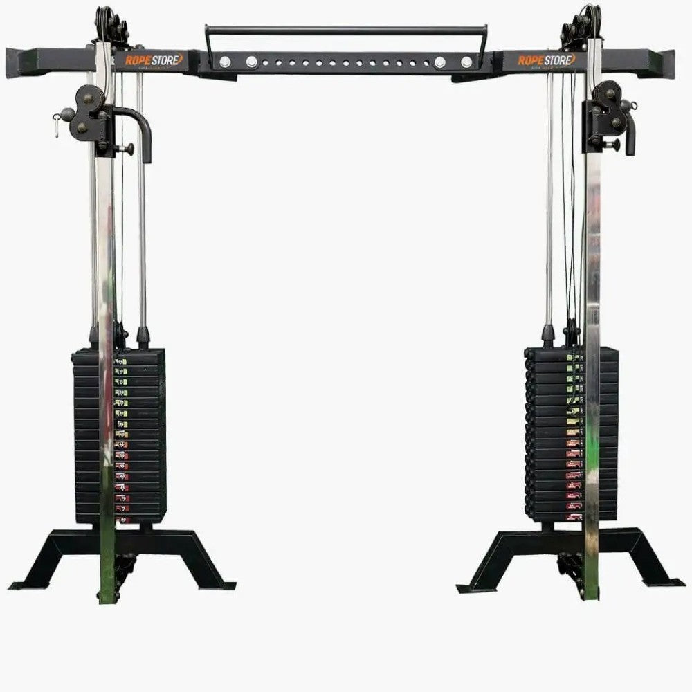 Crossover de Parede com Carga Regulável 50kg Profissional Musculação - Rope Store #