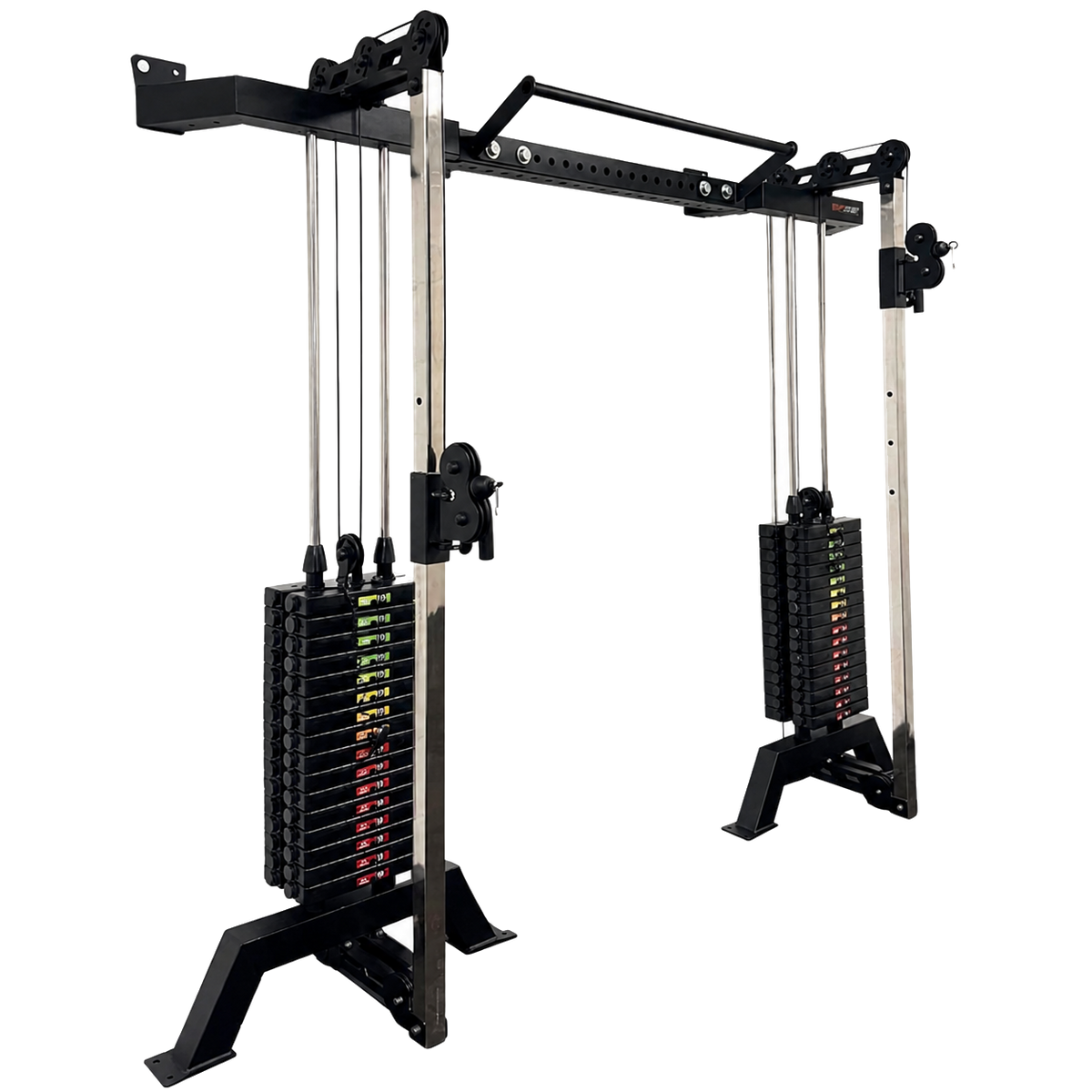 Crossover de Parede com Carga Regulável 50kg Profissional Musculação