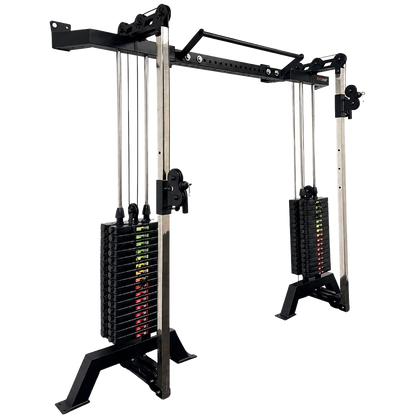 Crossover de Parede com Carga Regulável 50kg Profissional Musculação