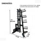 Suporte de Anilhas e Barras Vertical Standard - Rope Store #