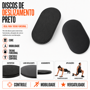 Discos De Deslizamento Preto