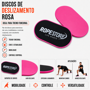Discos De Deslizamento Rosa
