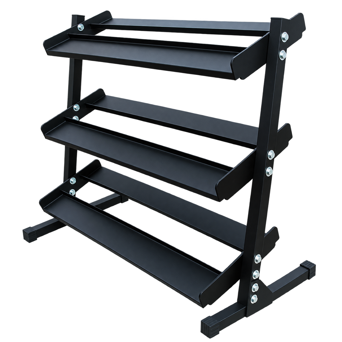 Expositor para Halteres Sextavados Preto