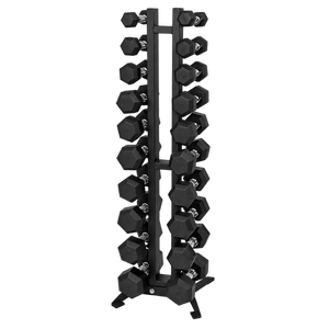 Expositor Suporte de Halteres Grande RS-H 10 Pares Preto