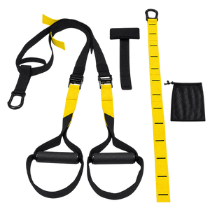 Fita de Suspensão Tipo TRX Amarelo X Preto