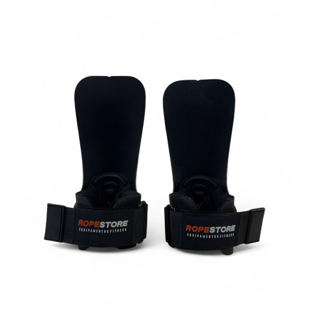 Hand Grip RS-CROSS Pull up Preto x Laranja Rope Store