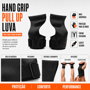 Hand Grip Luva para Pull up