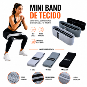 Kit Mini Bands Tecido 3 Tensões
